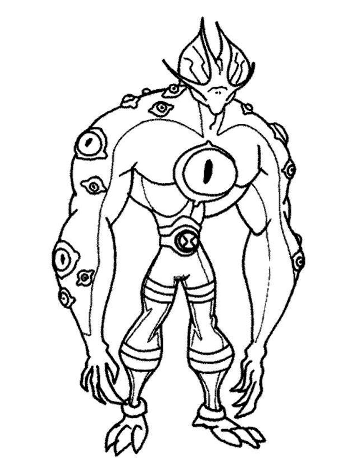Ben 10 Coloring Pages Realistic Coloring Pages