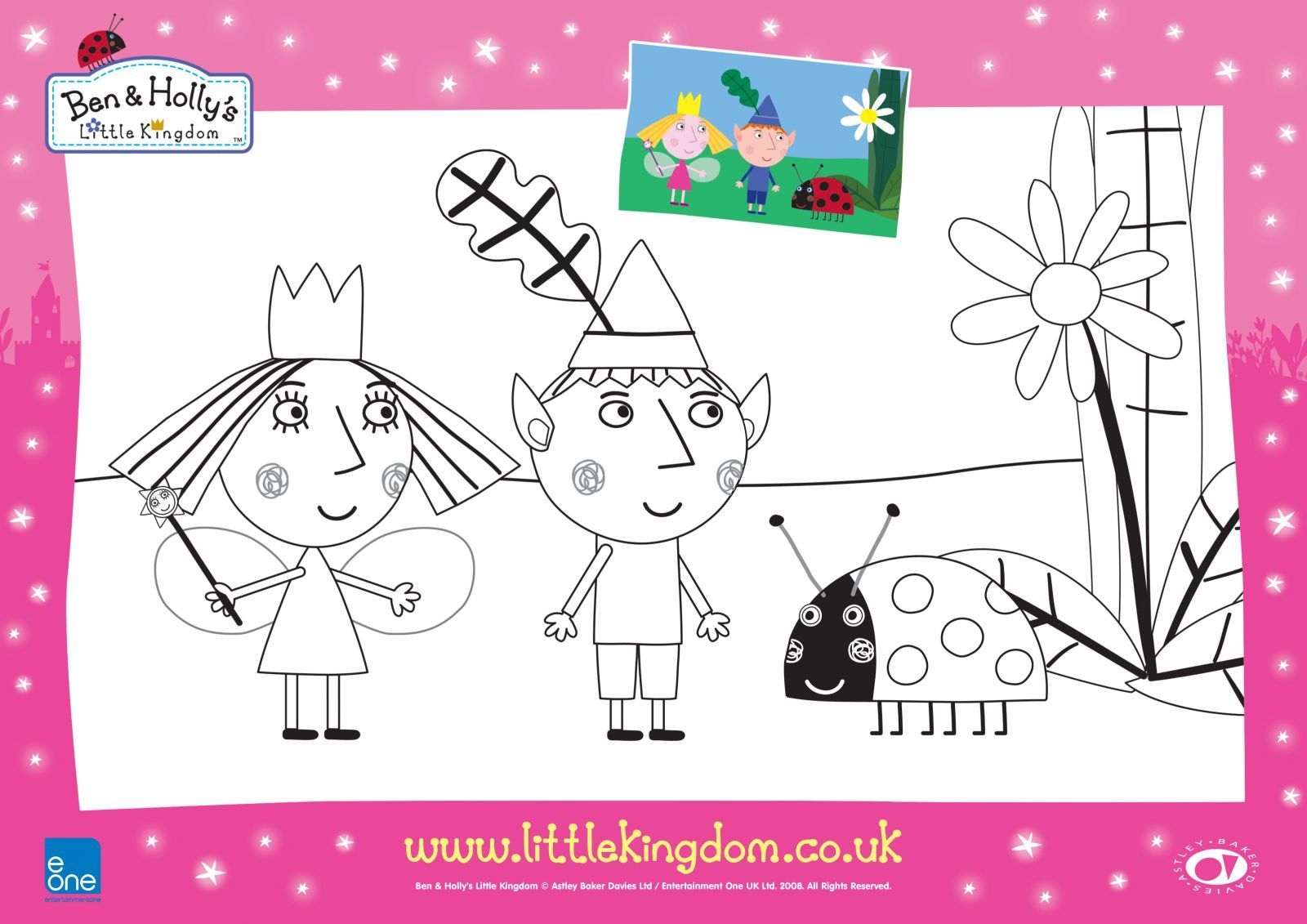 Ben And Holly Coloring Pages Coloring Home