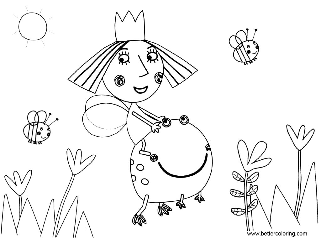 Ben And Holly Coloring Pages Free Printable Coloring Pages