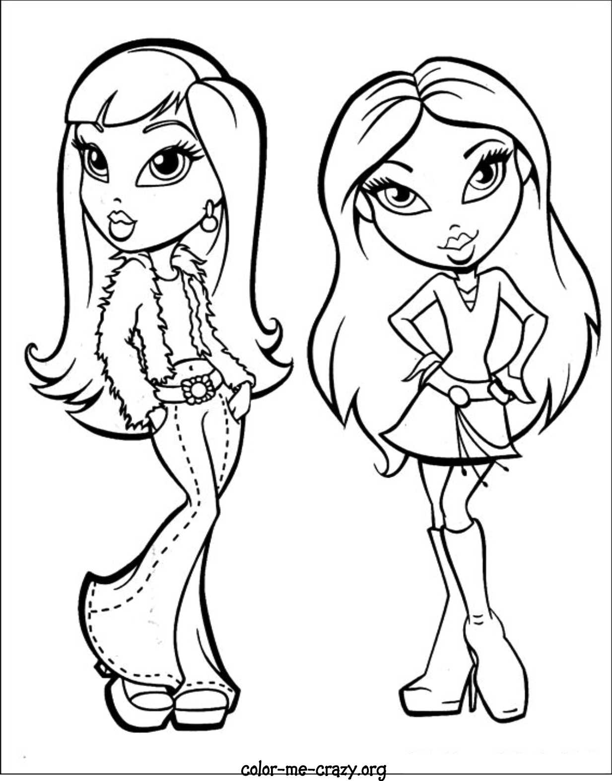 Bratz Babyz Coloring Pages To Print Coloring Home