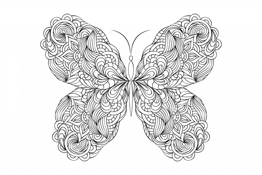 Butterfly Coloring Pages For Adults Best Coloring Pages For Kids