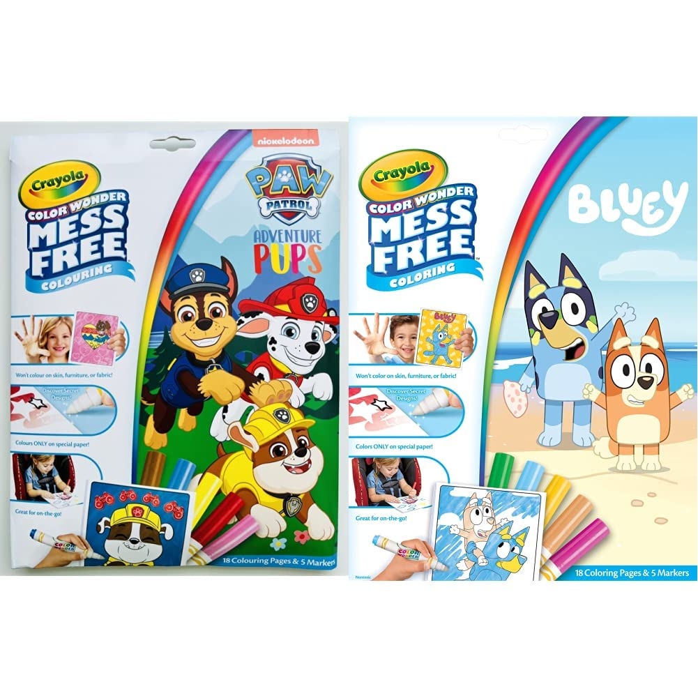 Buy CRAYOLA Paw Patrol Mighty Pups Color Wonder Mess Free Book Colour 