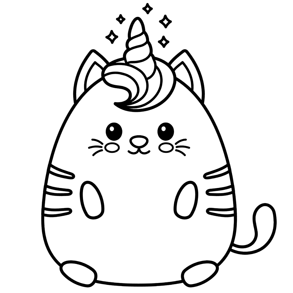 Cake Unicorn Cat Coloring Pages Unicorn Cat Coloring Pages Coloring 