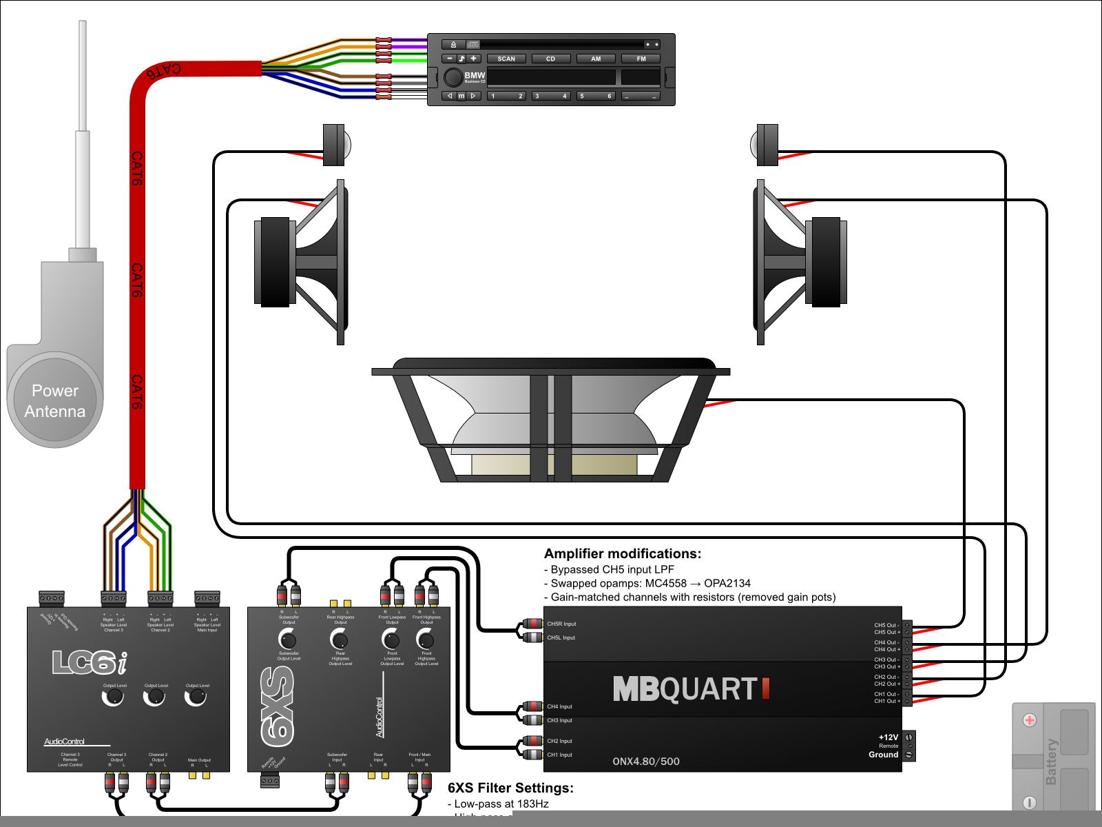 Car Amp Wiring Diagram Wiring Diagram