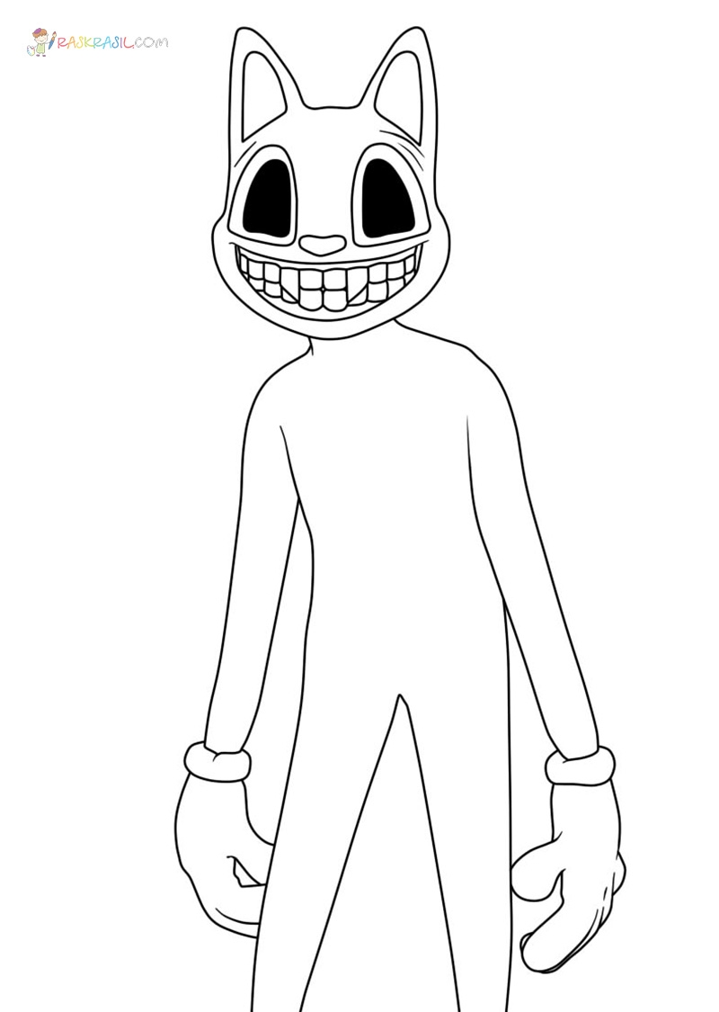 Cartoon Cat Coloring Pages