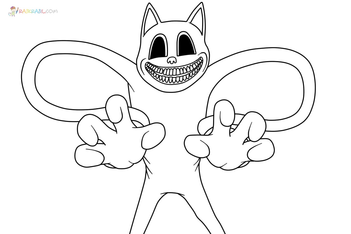 Cartoon Cat Coloring Pages