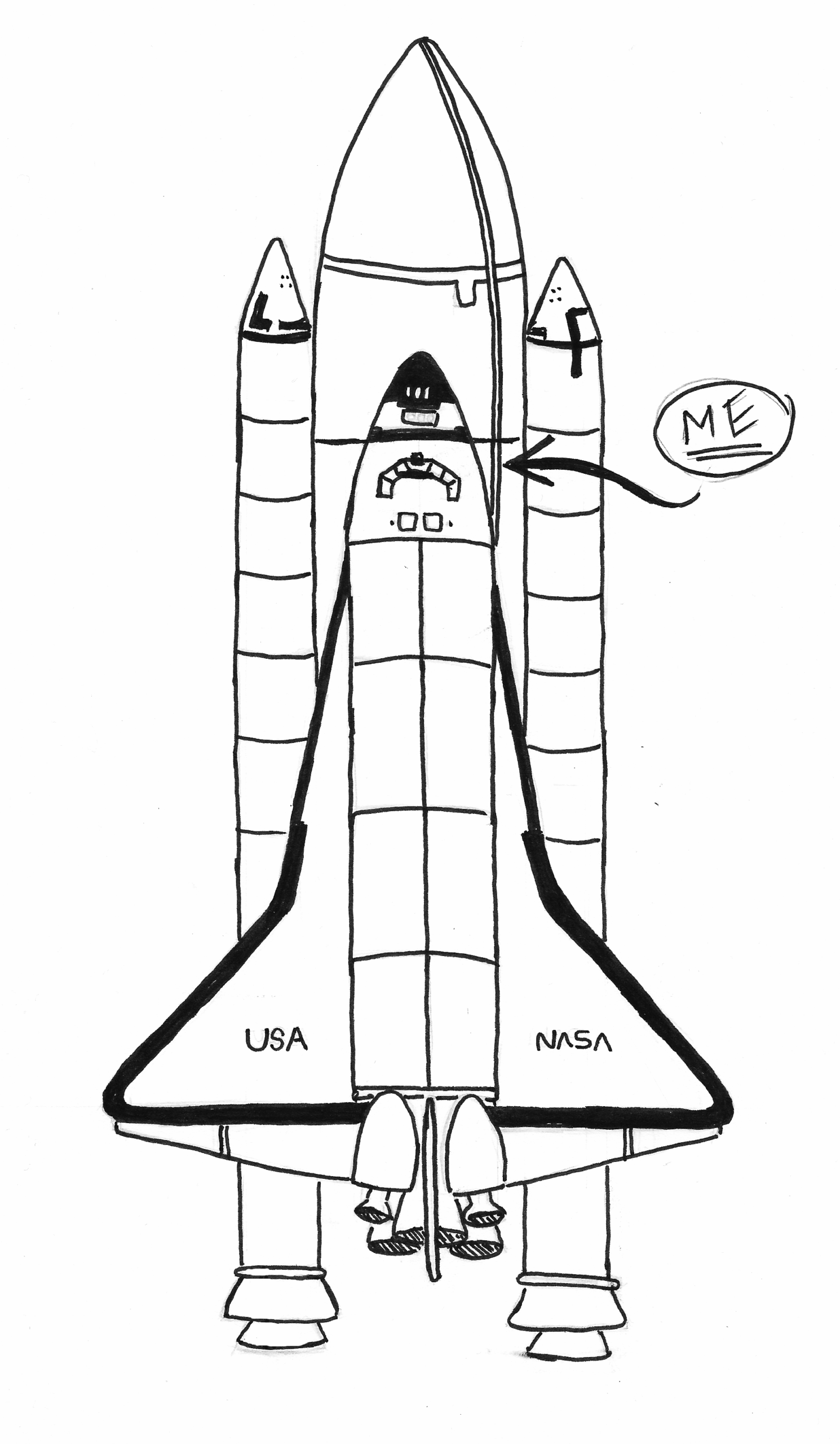 Cartoon Spaceship Coloring Page Coloring Pages