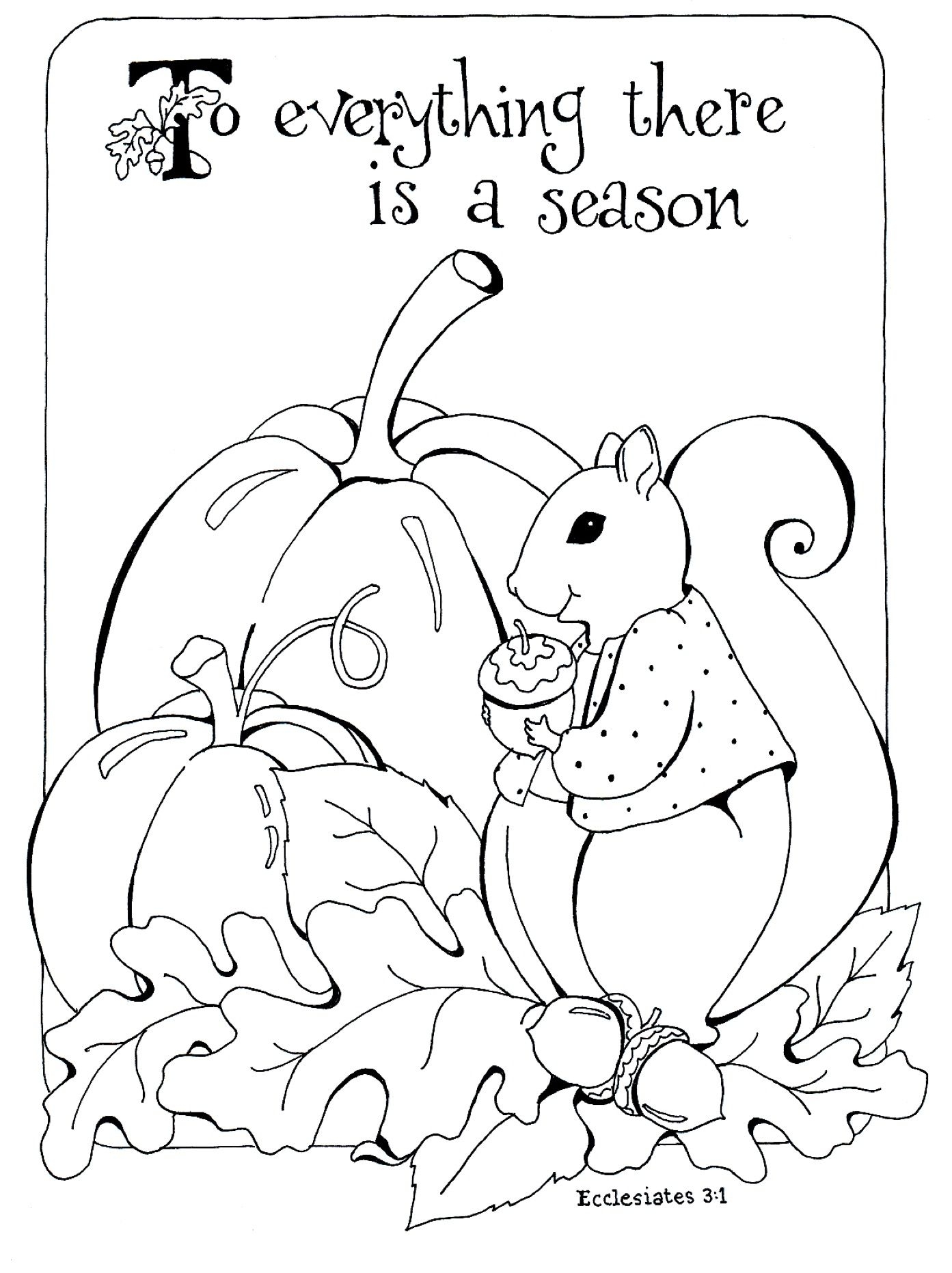 Christian Pumpkin Coloring Pages