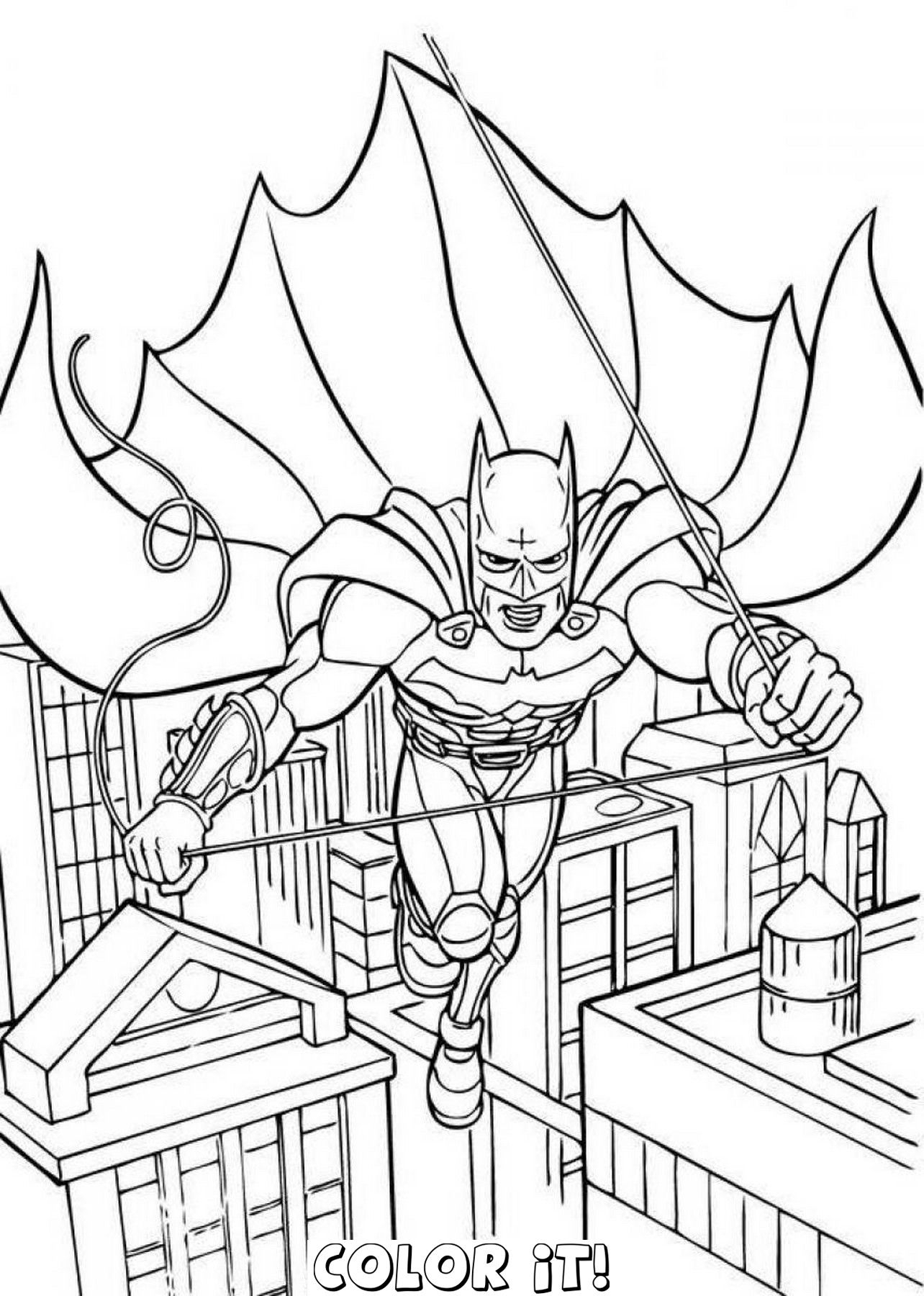 Collection Of Batman And Robin Coloring Pages Free Printable