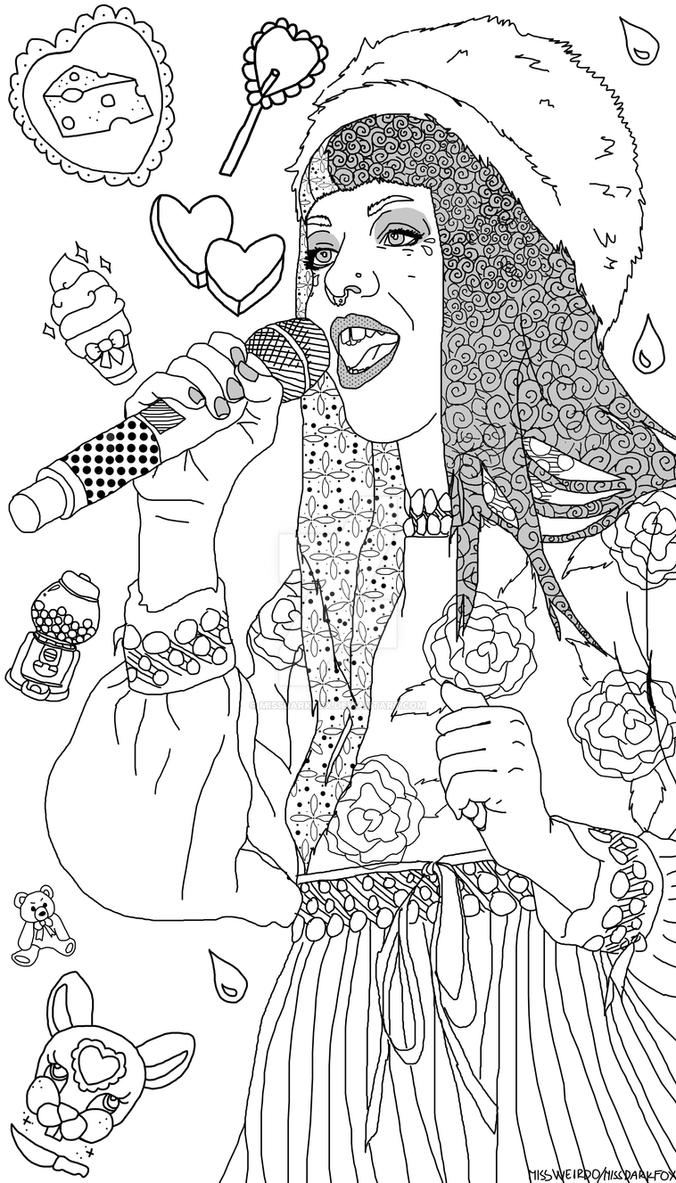 Collection Of Melanie Martinez Coloring Pages Free Printable