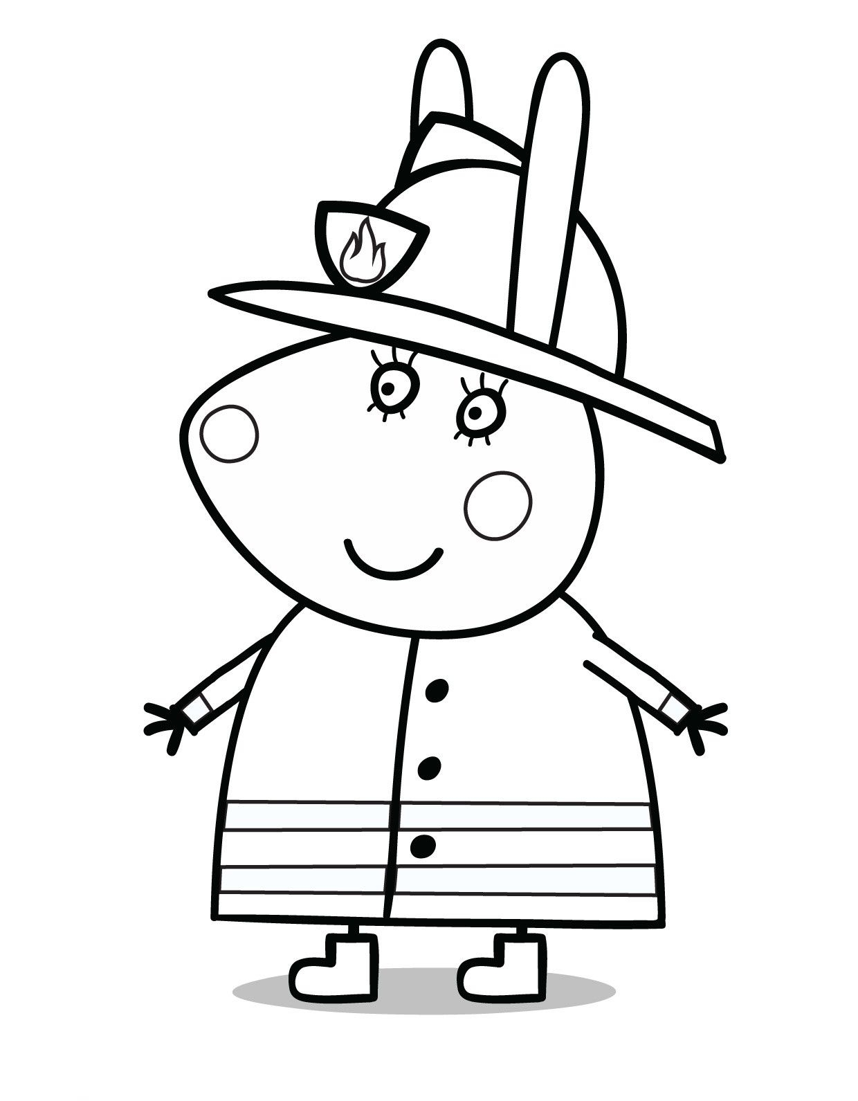 Coloring Page Peppa Pig Coloring Home