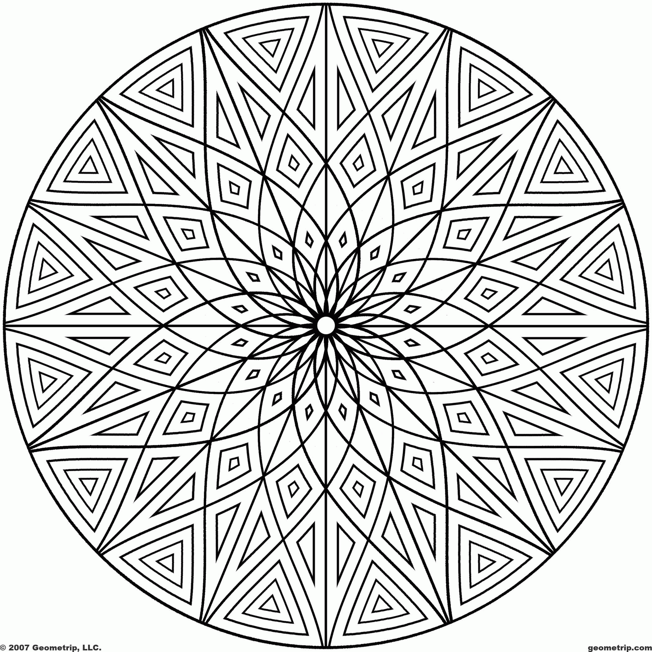 Coloring Pages Hard Designs Coloring Home