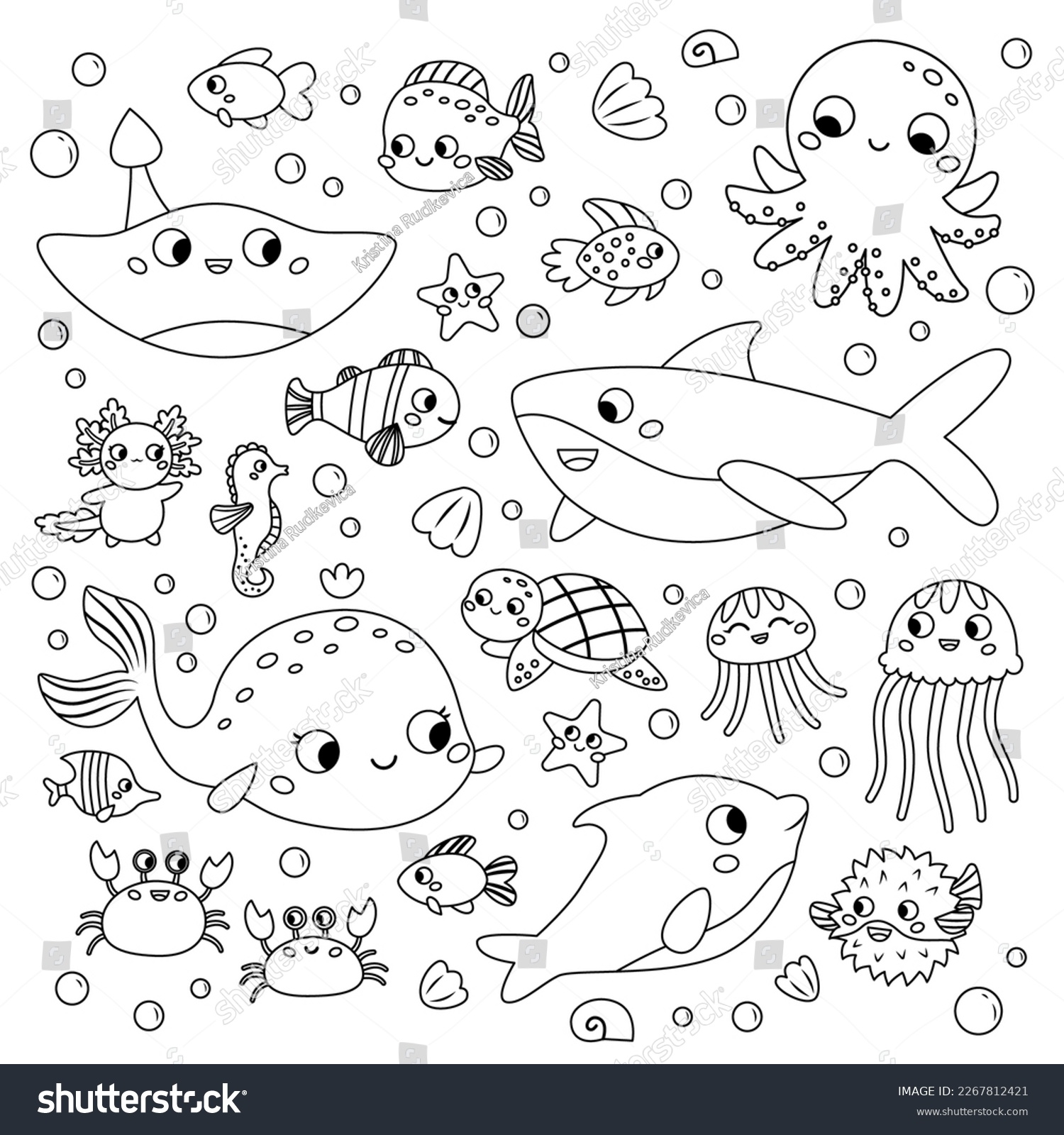 Coloring Sheet Sea Animals Coloring Pages Realistic Sea Animal Coloring 