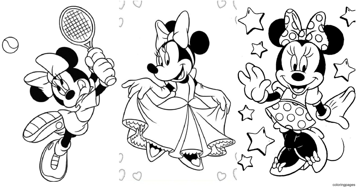 Colouring Picture Of Mickey And Minnie Mouse Infoupdate
