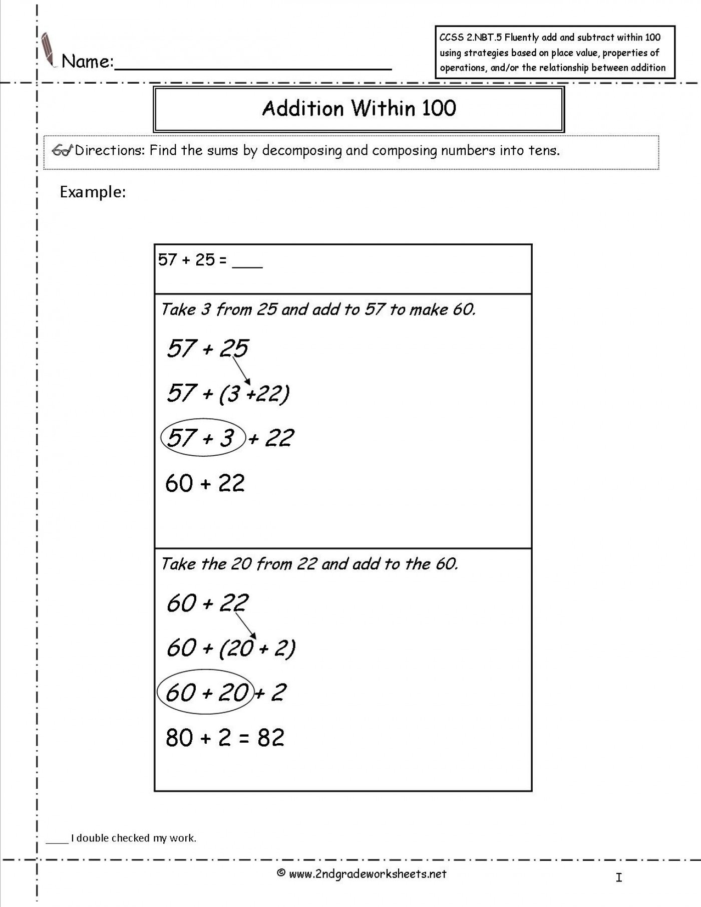 Common Core Worksheets Printable Common Core Worksheets