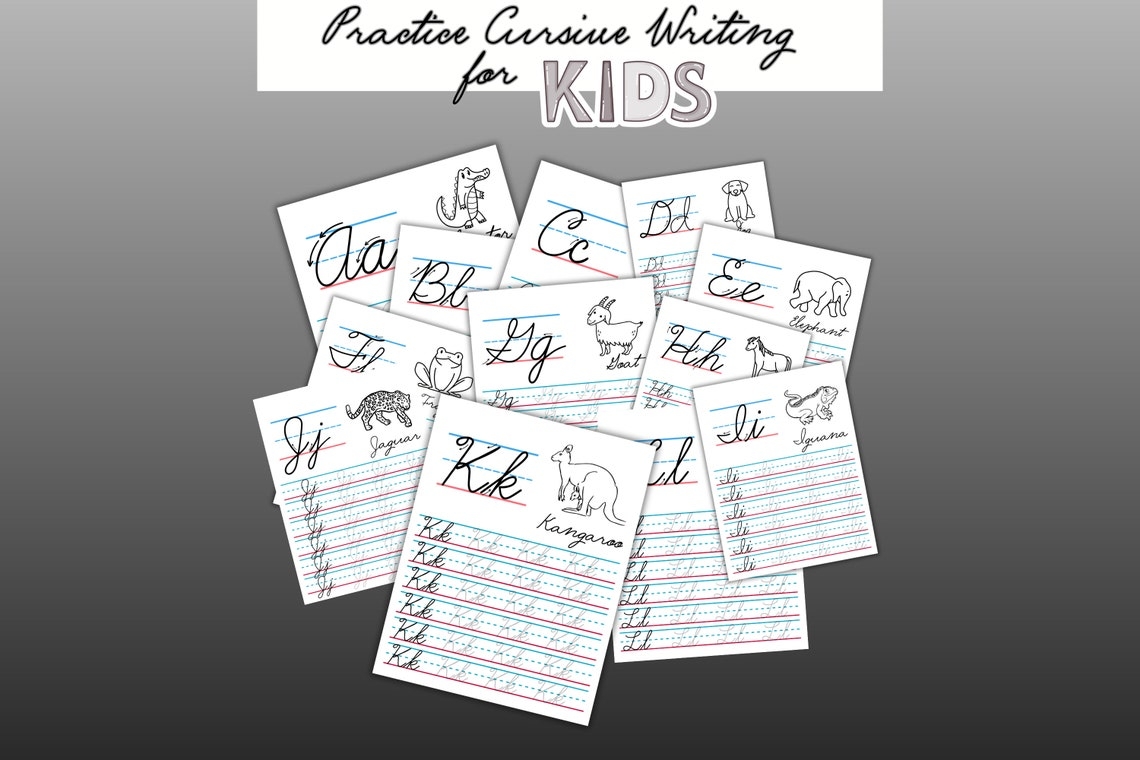 Cursive Writing Practice Sheets Printable Writing Practice Sheets 