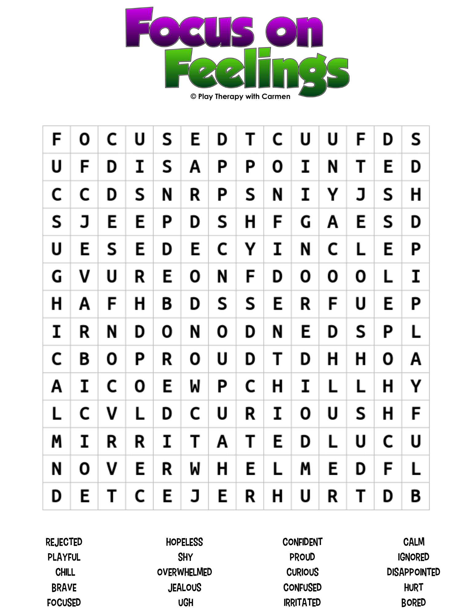 Difficult Word Search Puzzle Free Challenge Printable Growing Play 