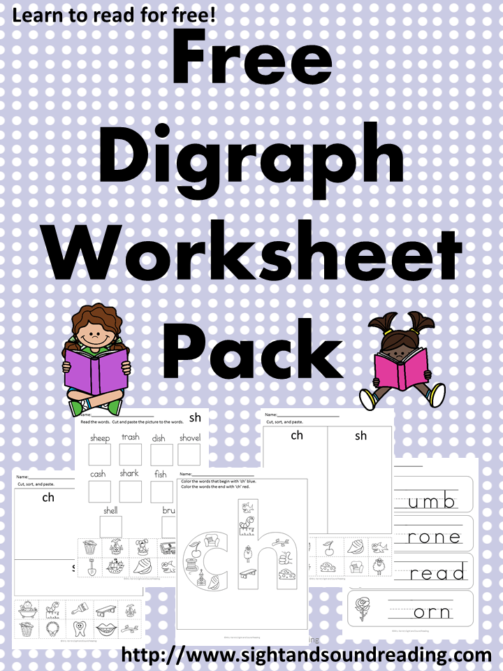 Digraph worksheets title