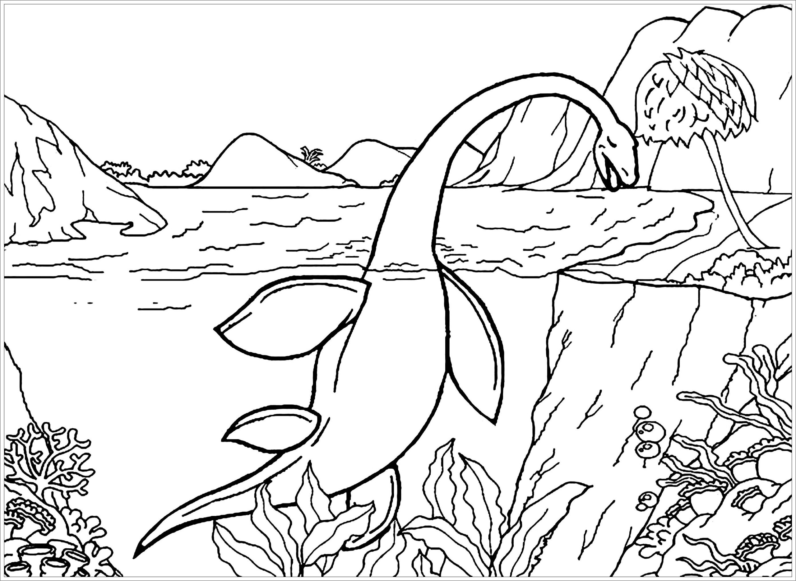 Dinosaurs Coloring Pages ColoringBay
