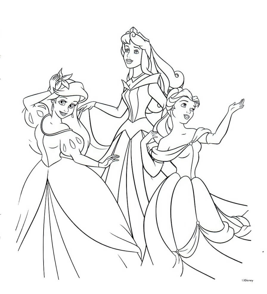 Disney Princess Coloring Pages Printable Coloring Pages FREE