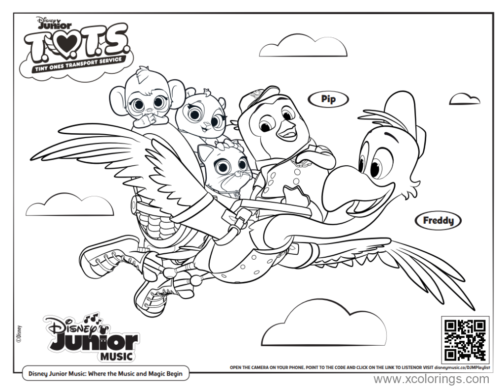 Disney TOTS Coloring Pages XColorings
