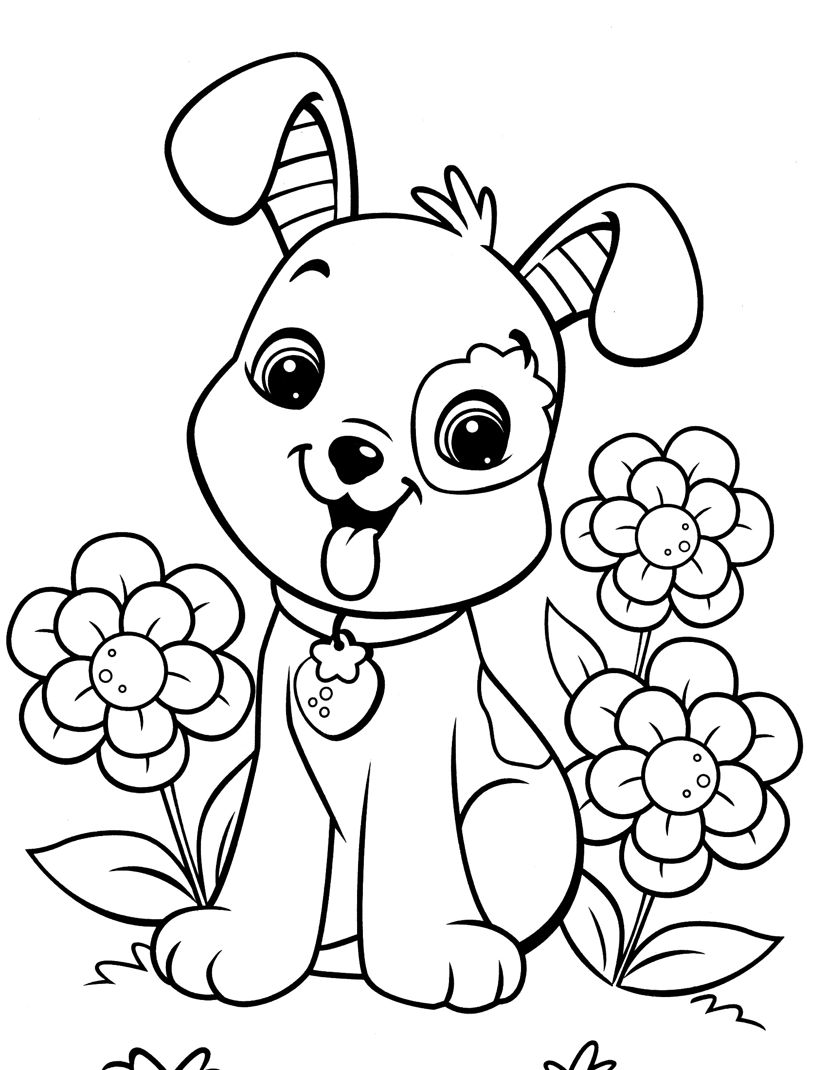 Dog Coloring Pages K5 Worksheets