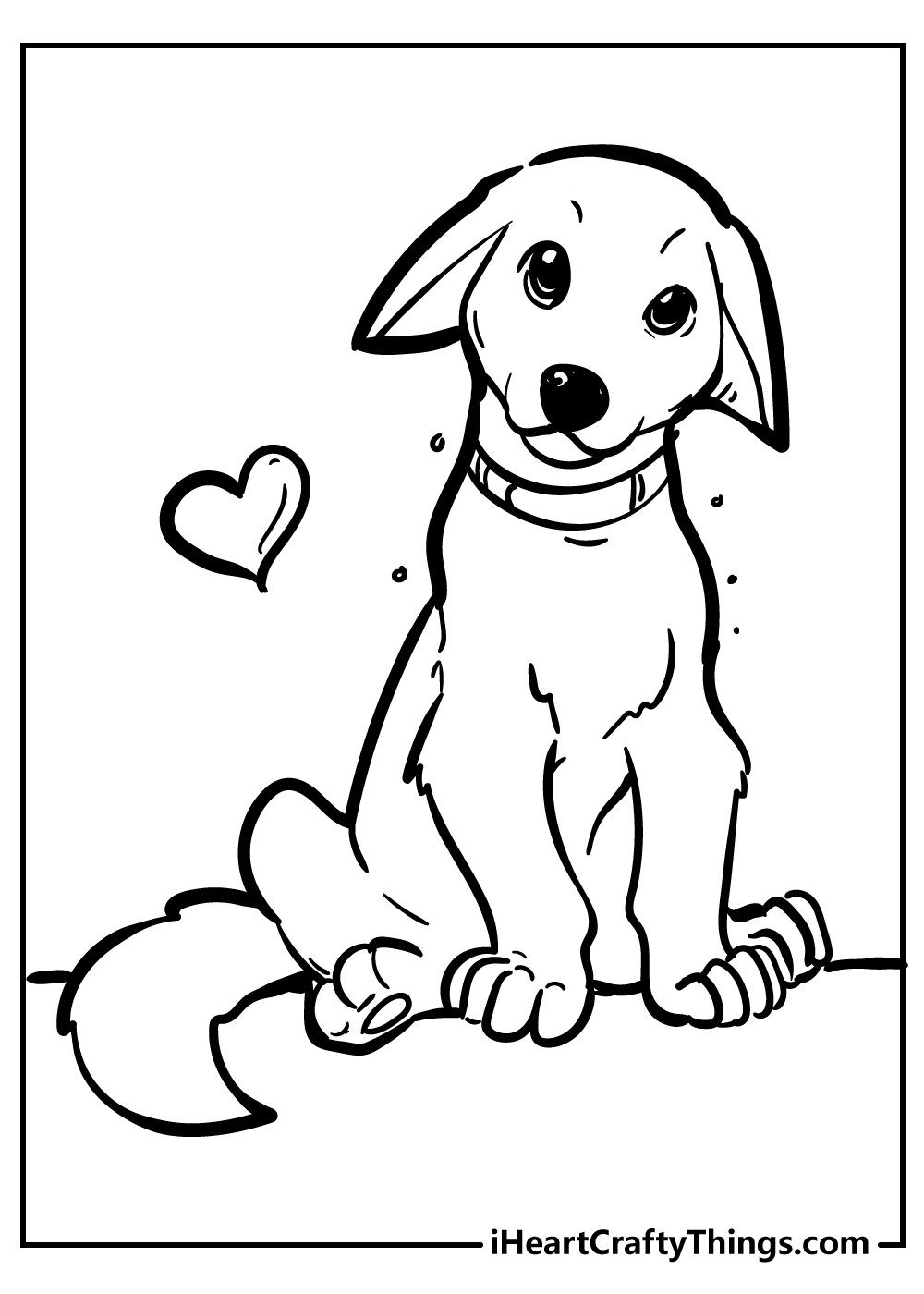 Dog Coloring Sheet Printable