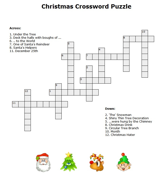Easy Crosswords For Kids To Print Activity Shelter