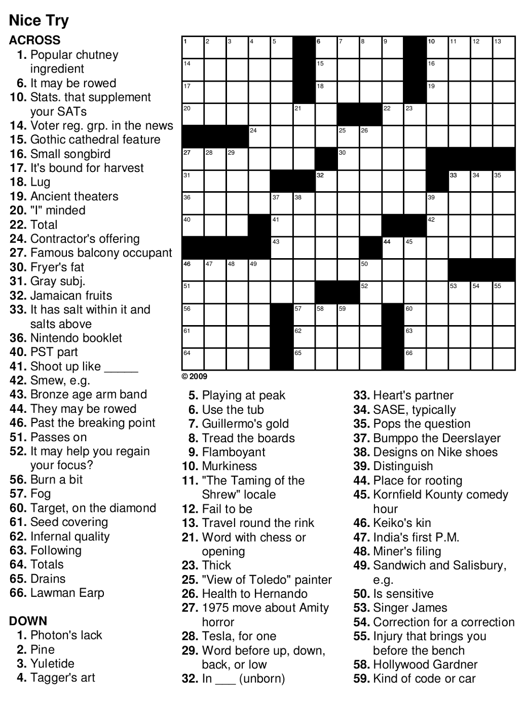 Easy Printable Crosswords For Seniors Printable Word Searches