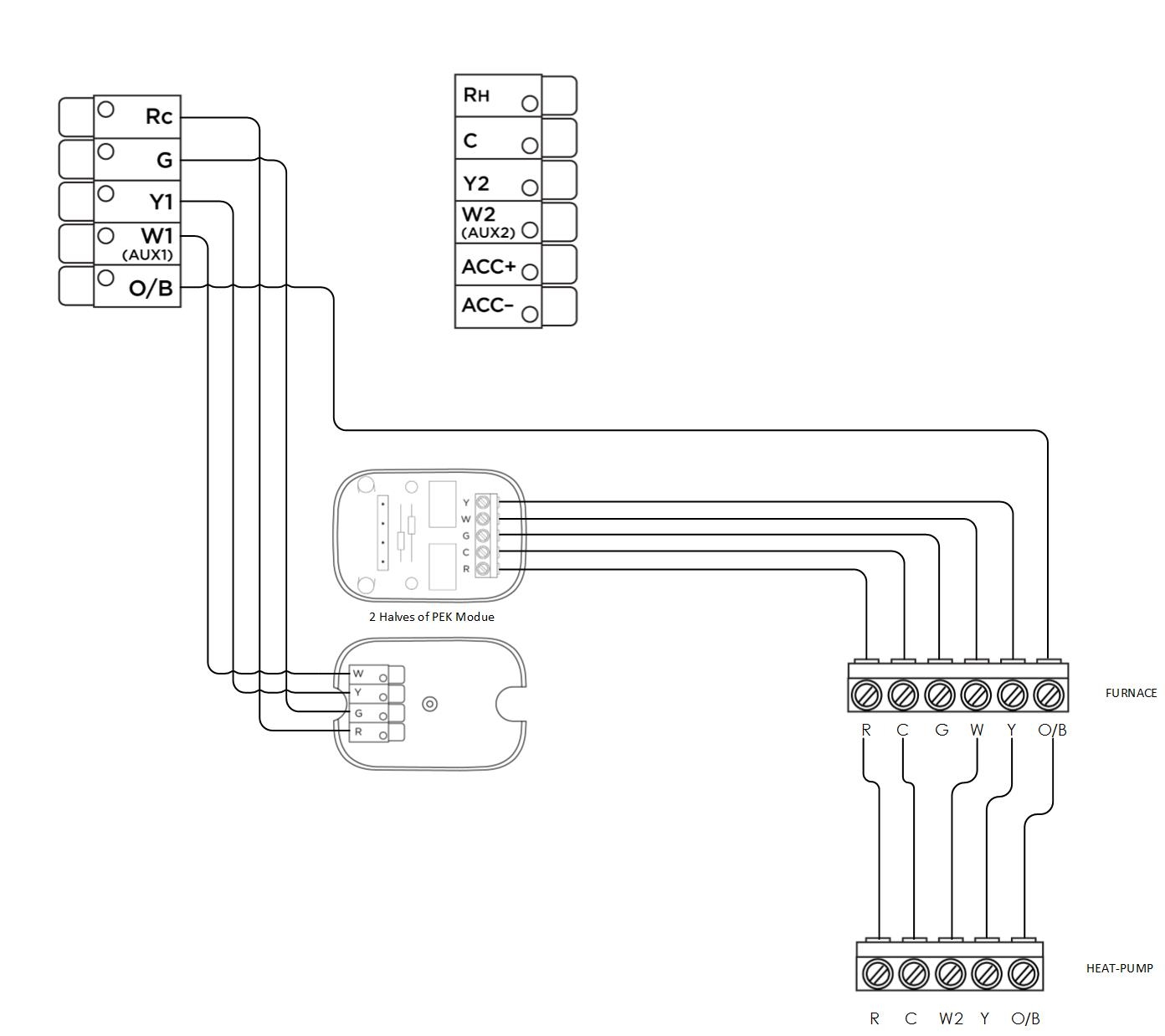Ecobee3 Wiring Diagram Heat Pump Wiring Diagram And Schematic Role
