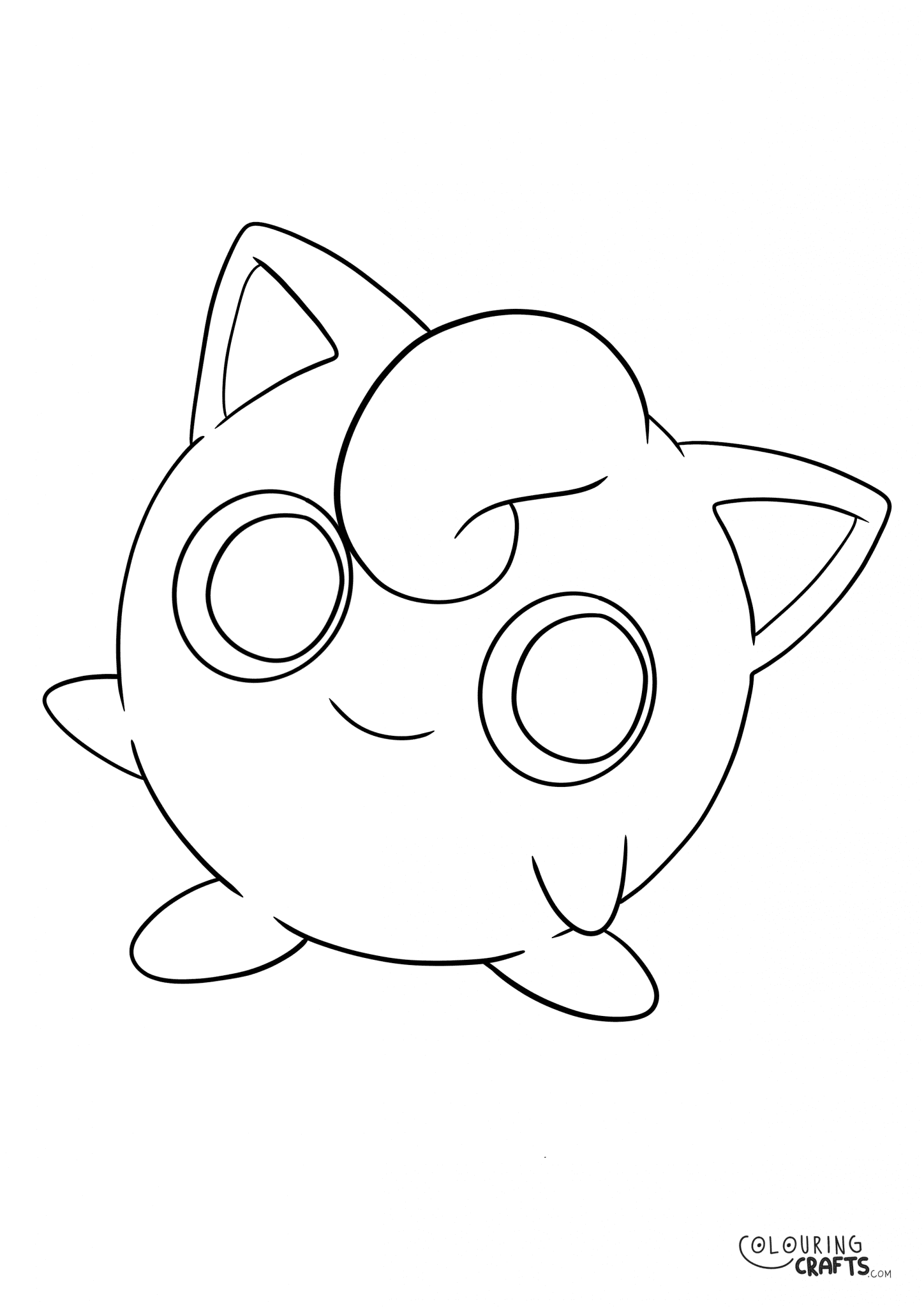 Eevee Pokemon Colouring Page Colouring Crafts