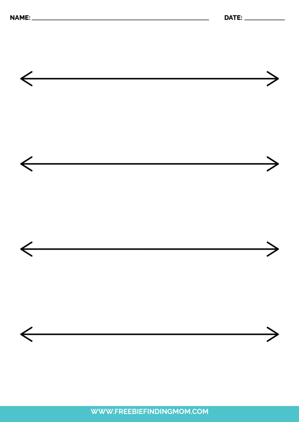 Empty Number Line Printable Printable New Year Banners