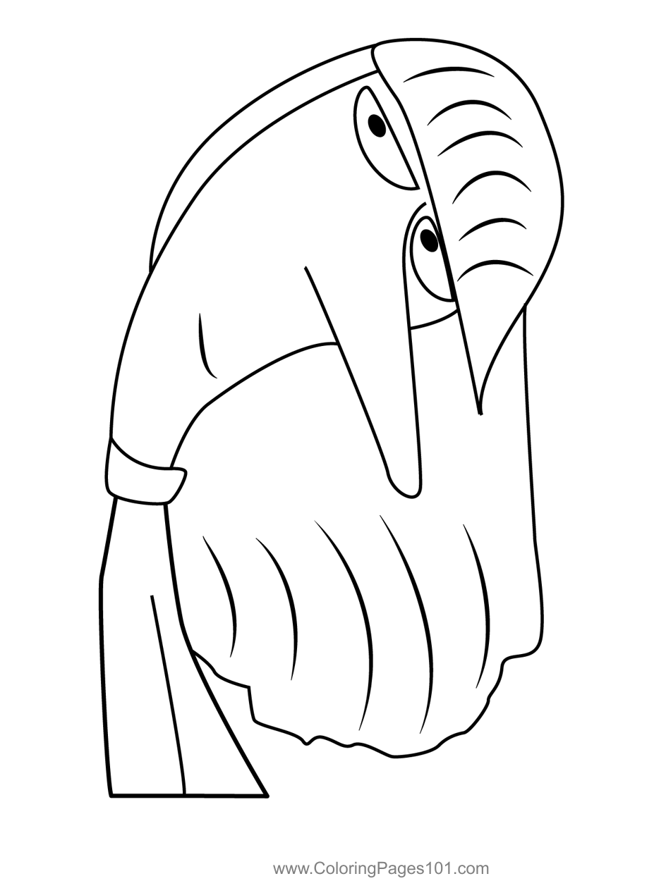 Ennui Inside Out 2 Coloring Page For Kids Free Inside Out 2 Printable 