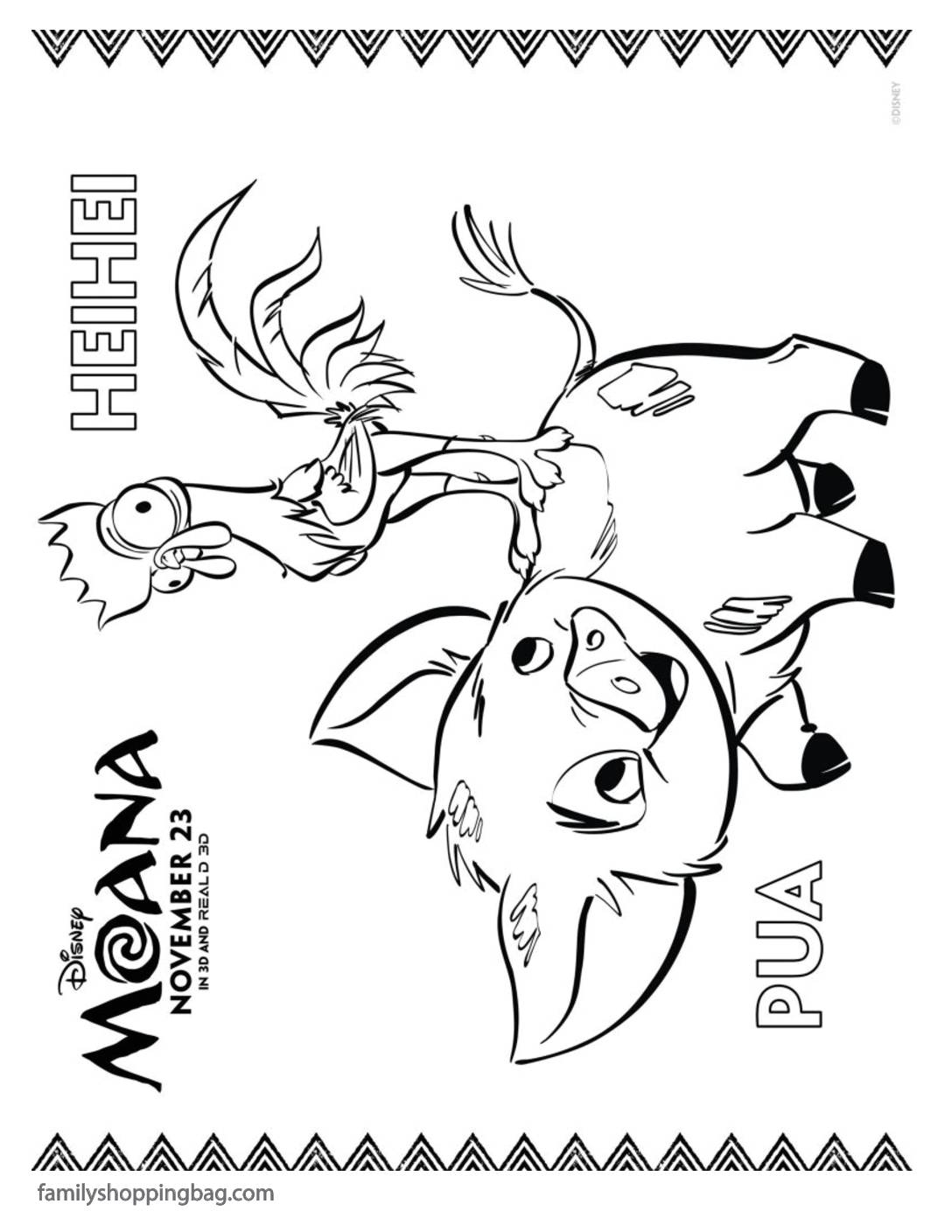 Explore Top 59 Most Popular And Best Moana Coloring Pages Printable 