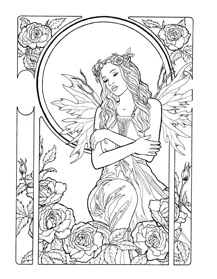 Fairy Coloring Pages For Adults Best Coloring Pages For Kids
