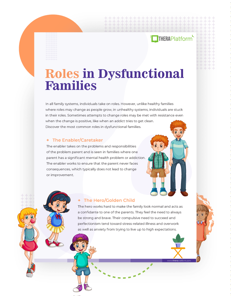 Family Therapy Worksheets Free Printable