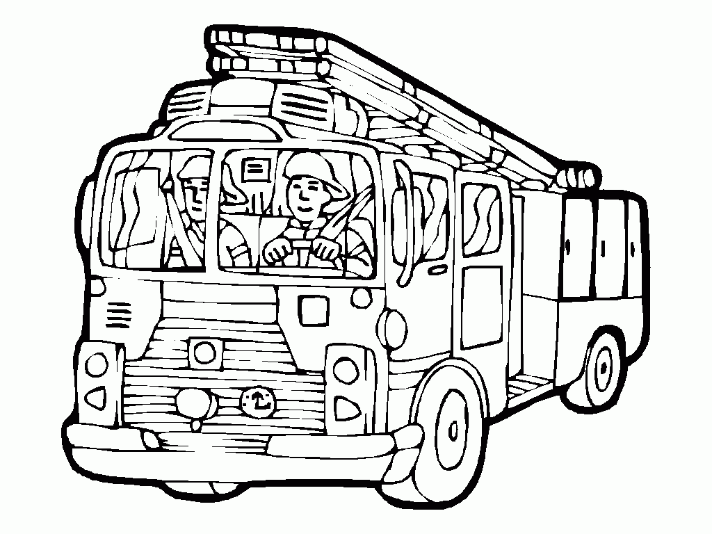 Fire Engine Colouring Pages At Sasmarkblog Blog