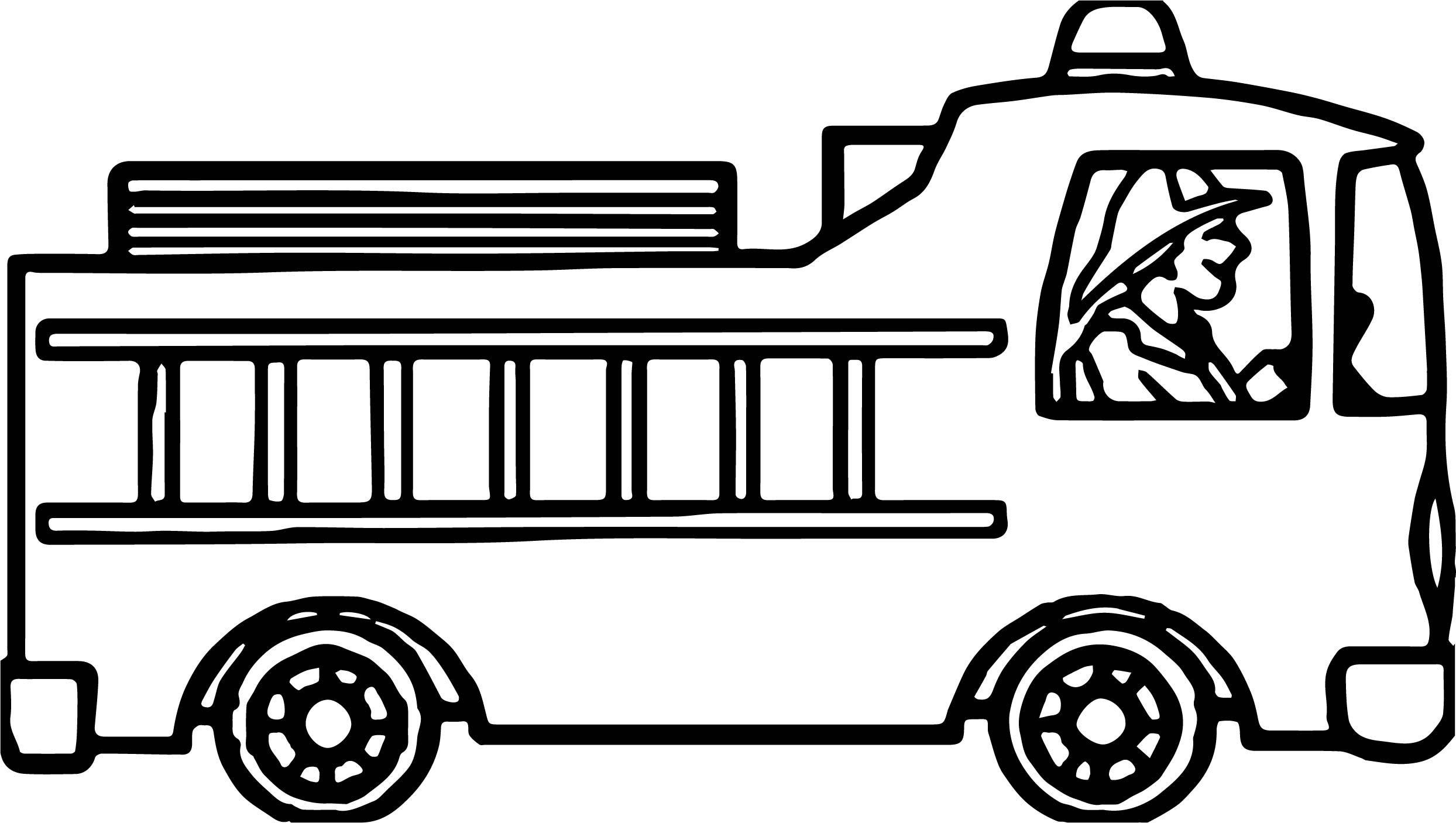 Fire Engine Colouring Pages At Sasmarkblog Blog