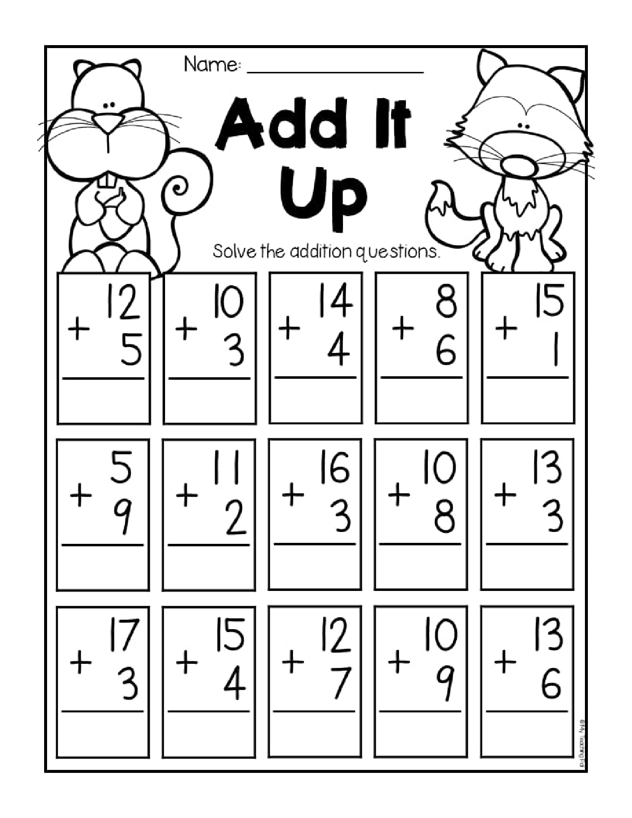 Free Addition Worksheet Grade 2 Download Free Addition Worksheet Grade 