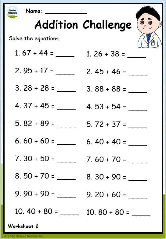 Free Addition Worksheet Grade 4 Download Free Addition Worksheet Grade 