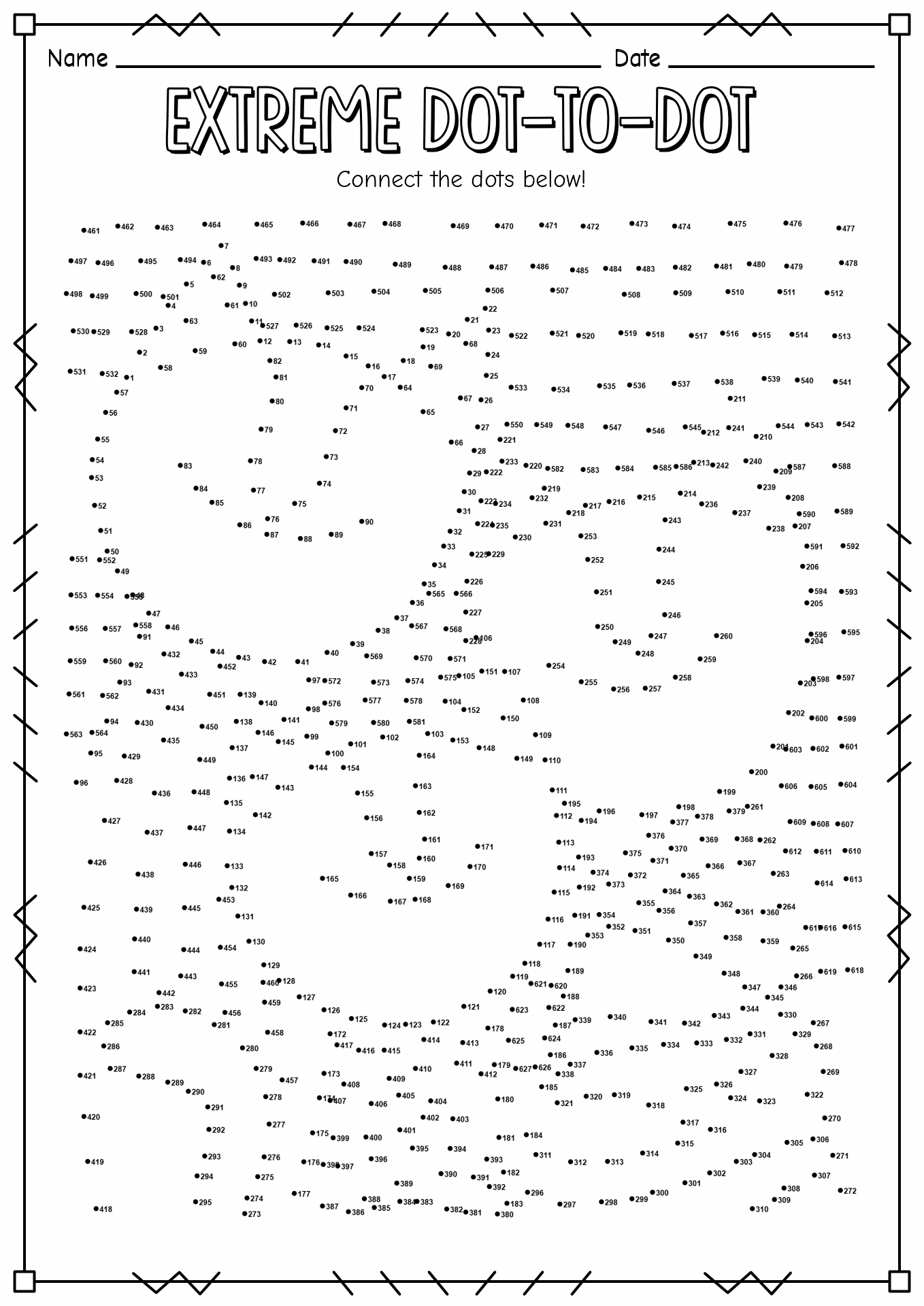 Free Dot To Dot Worksheet Hard Download Free Dot To Dot Worksheet Hard 