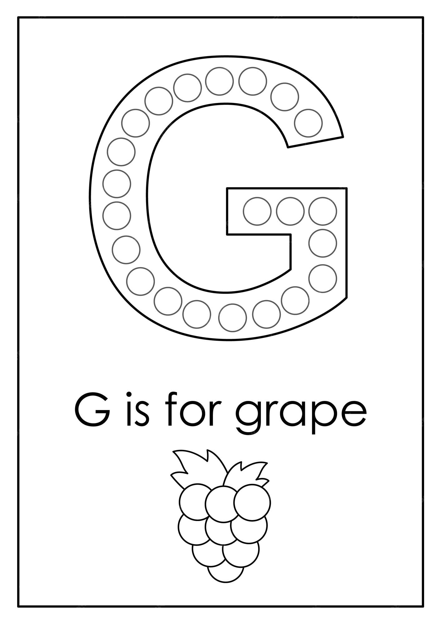Free Letter G Worksheets For Preschool Kindergarten Kids 