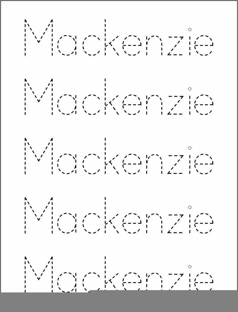 Free Name Tracing Worksheets Kidzone Name Tracing Generator