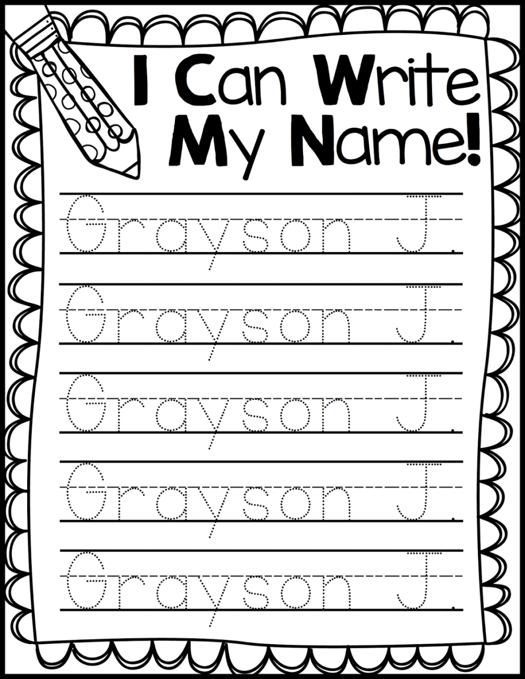Free Name Tracing Worksheets Name Tracing Worksheets