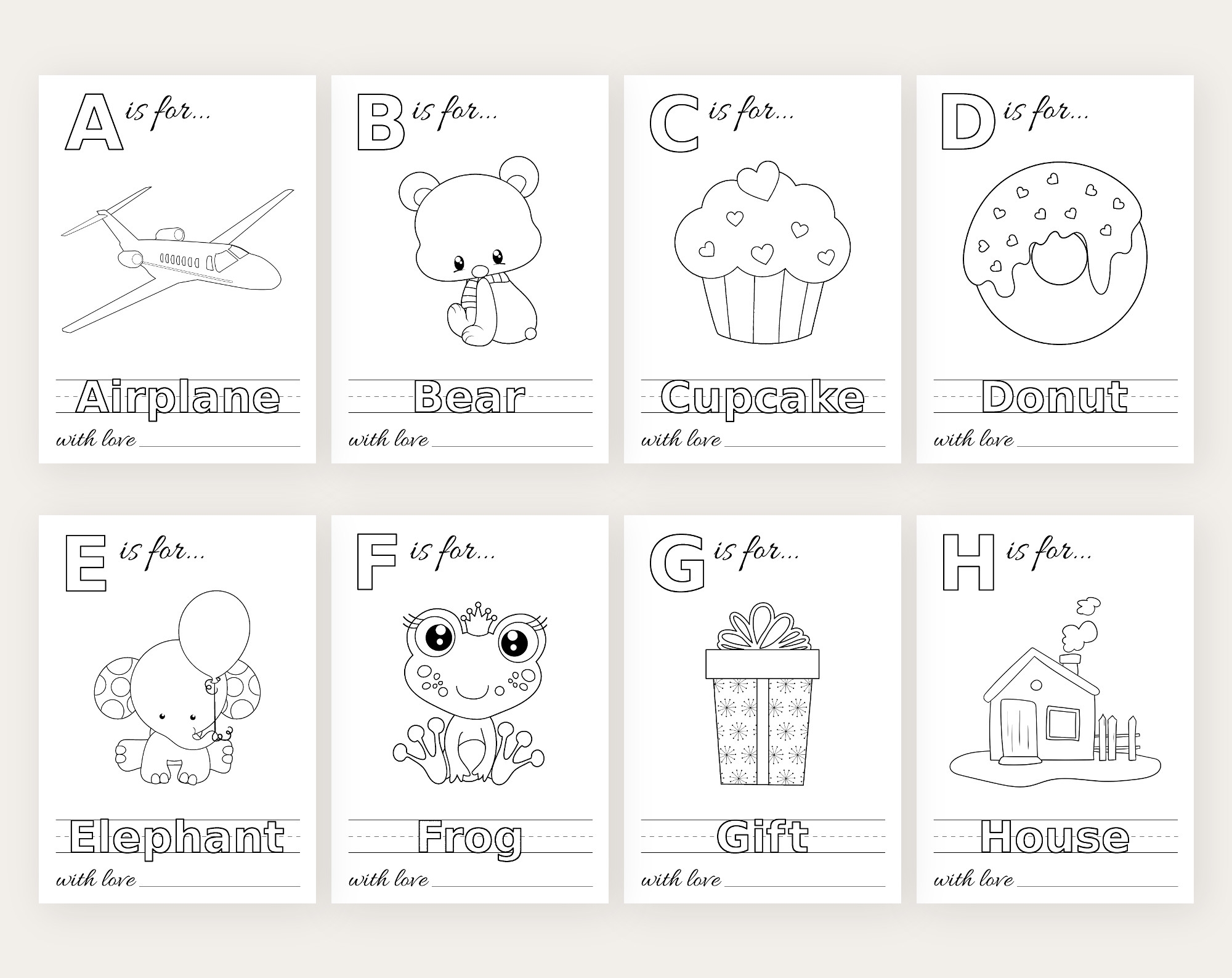 Free Printable Alphabet Coloring Book Download Free Printable Alphabet 