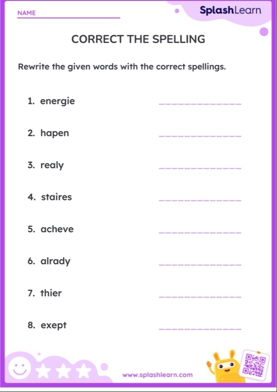 Free Printable ELA Worksheets For Kids Online SplashLearn 