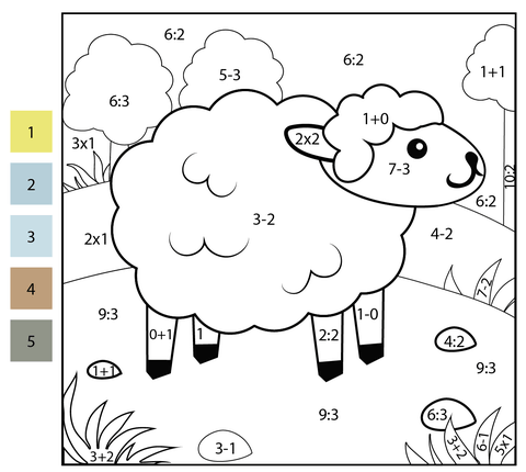 Free Printable Fall Math Coloring Worksheets Get Coloring Pages