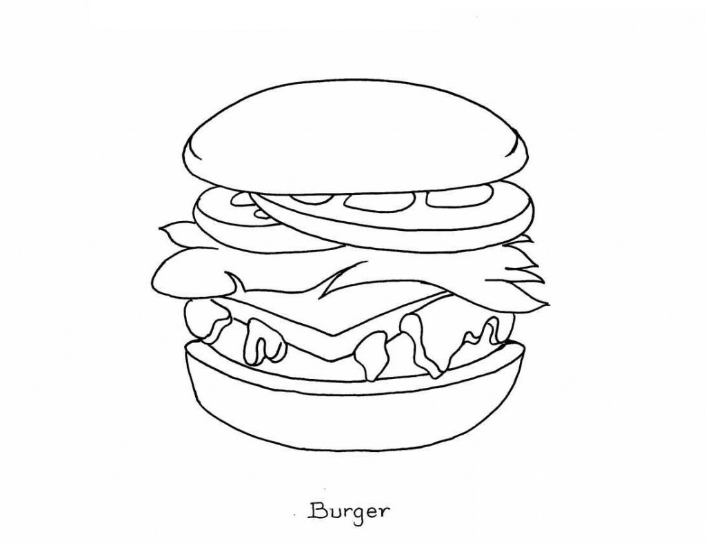 Free Printable Food Coloring Pages For Kids