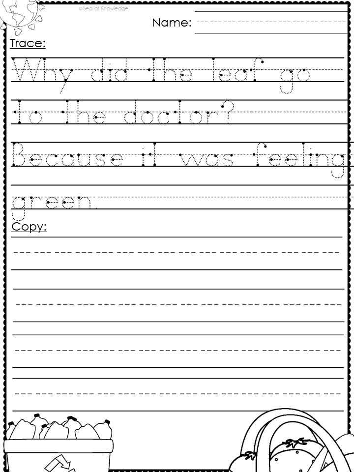 Free Printable Handwriting Worksheet For Download Free Printable 