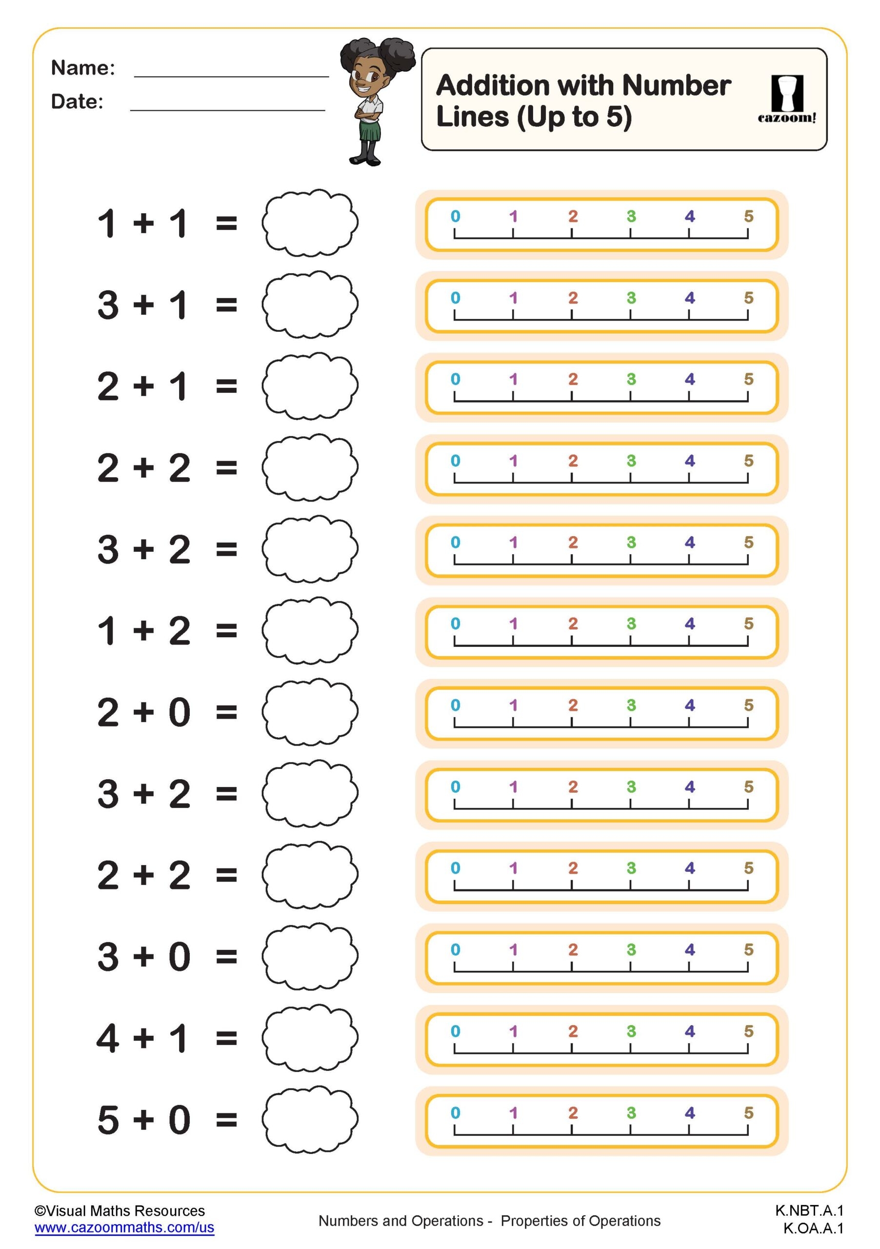 Free Printable Math Worksheets Kindergarten Worksheets Library